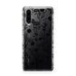 Black Floral Meadow Huawei P30 Phone Case