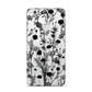 Black Floral Meadow Huawei P8 Lite Case