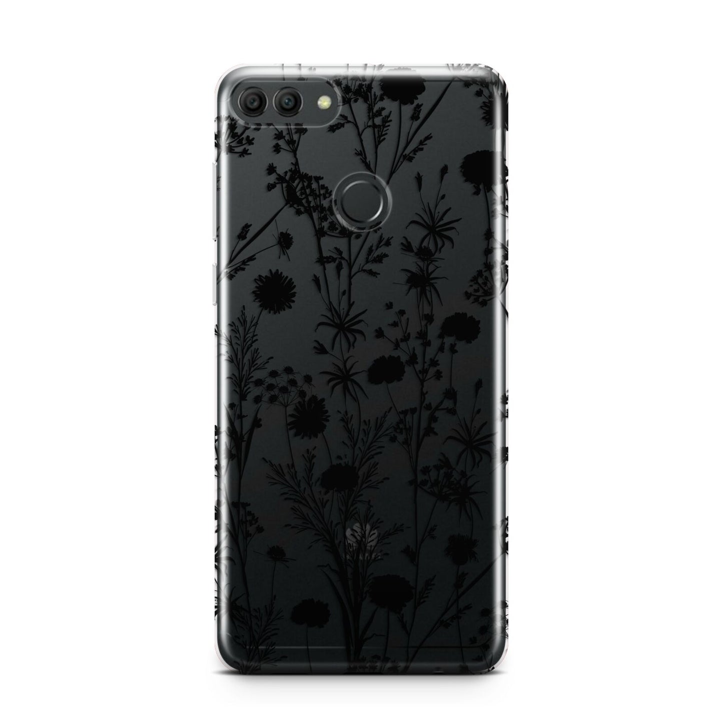 Black Floral Meadow Huawei Y9 2018