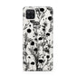 Black Floral Meadow Samsung A12 Case