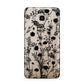 Black Floral Meadow Samsung Galaxy J7 2016 Case on gold phone