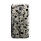 Black Floral Meadow Samsung Galaxy J7 Case