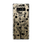 Black Floral Meadow Samsung Galaxy Note 8 Case