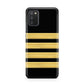 Black Gold Pilot Stripes Samsung A02s Case