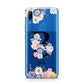 Black Initial Floral Huawei P Smart Z
