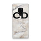 Black Initials Yellow Marble Huawei Mate 20 Phone Case