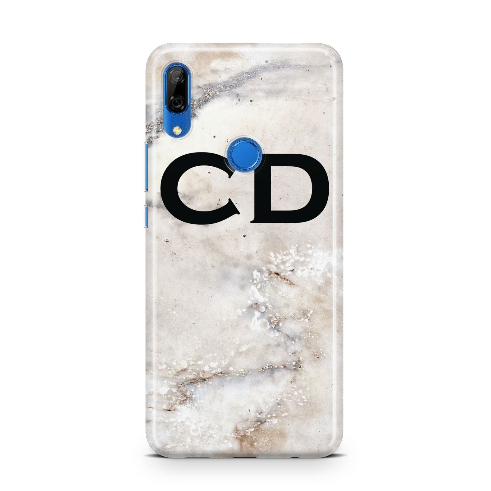 Black Initials Yellow Marble Huawei P Smart Z