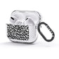 Black Leopard Print AirPods Glitter Case 3rd Gen Side Image