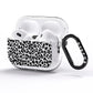 Black Leopard Print AirPods Pro Glitter Case Side Image