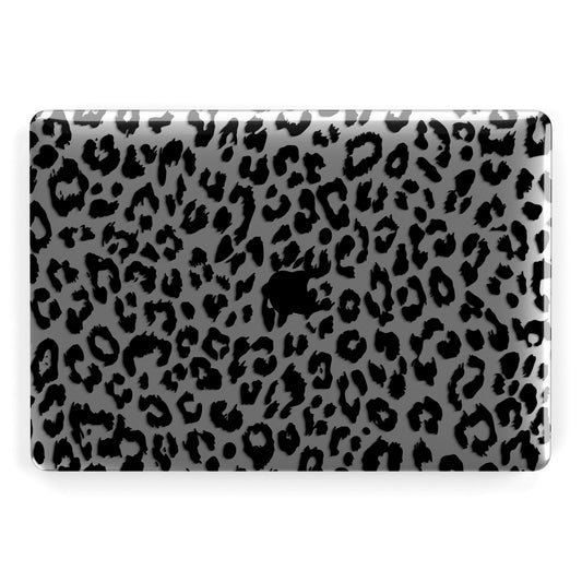 Black Leopard Print Apple MacBook Case