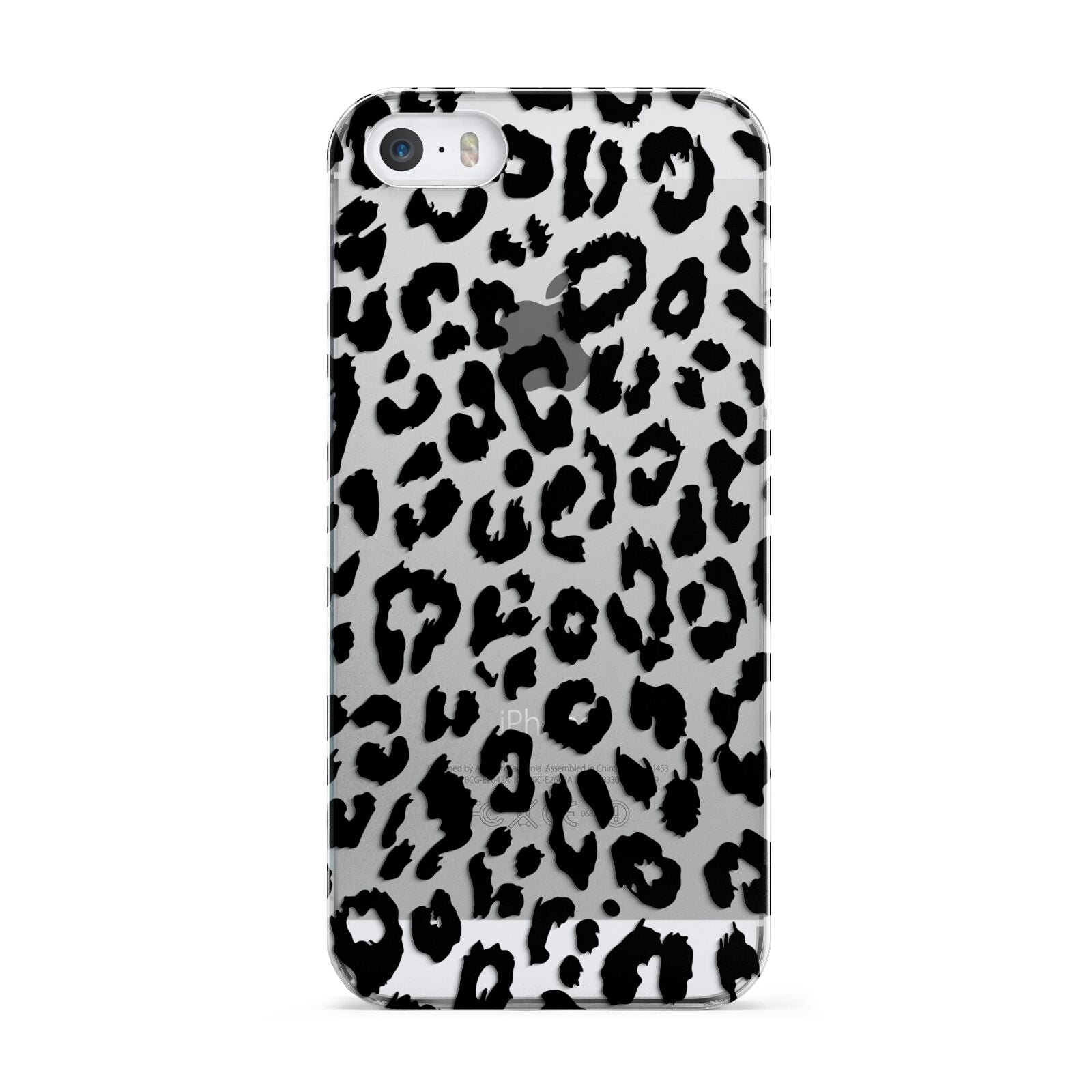Black Leopard Print Apple iPhone 5 Case