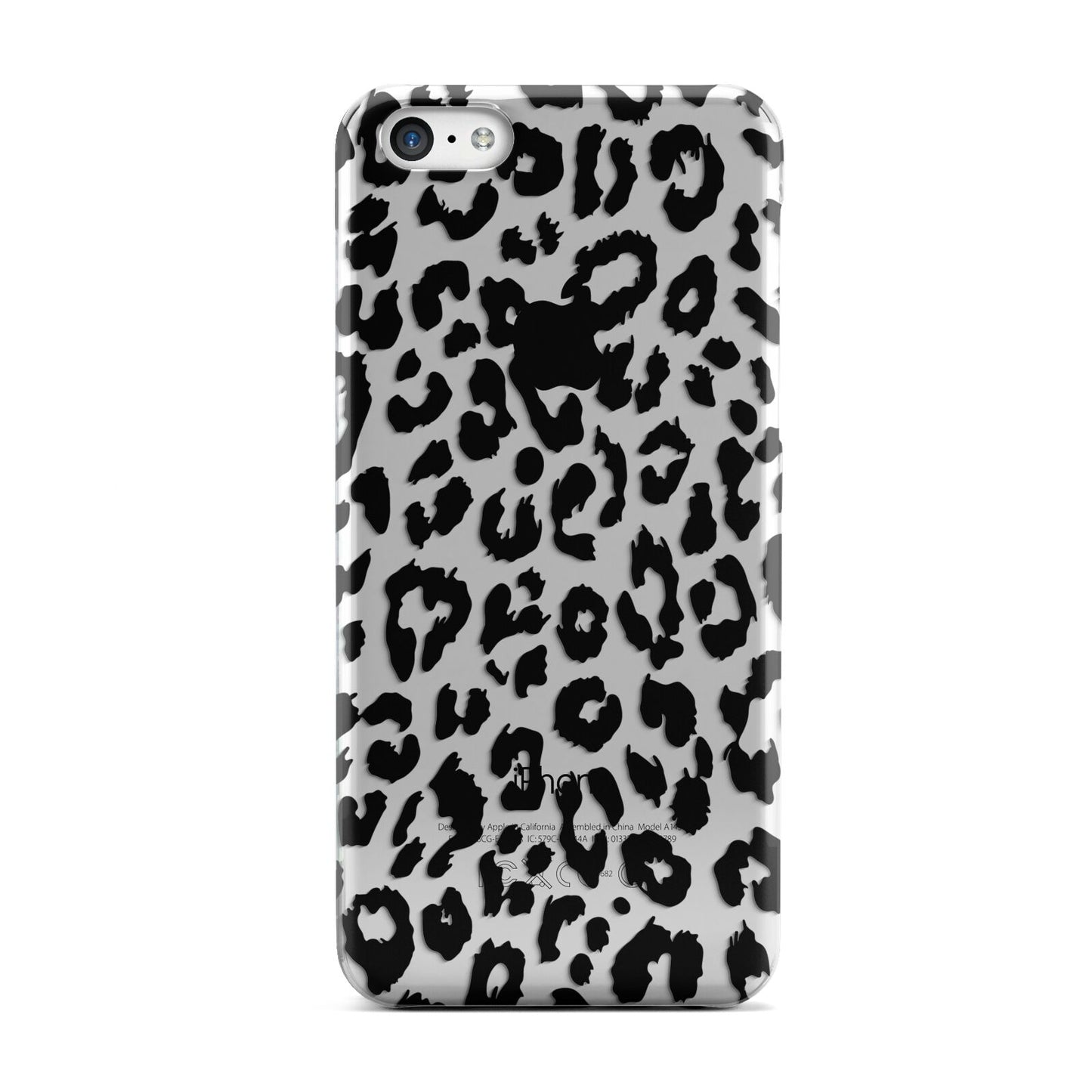 Black Leopard Print Apple iPhone 5c Case