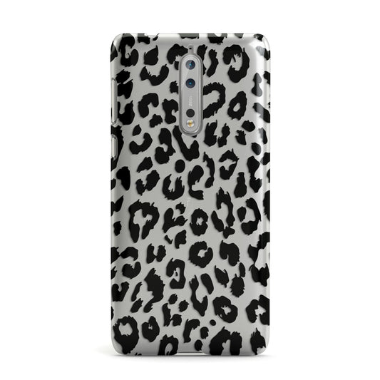 Black Leopard Print Nokia Case