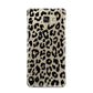 Black Leopard Print Samsung Galaxy A9 2016 Case on gold phone