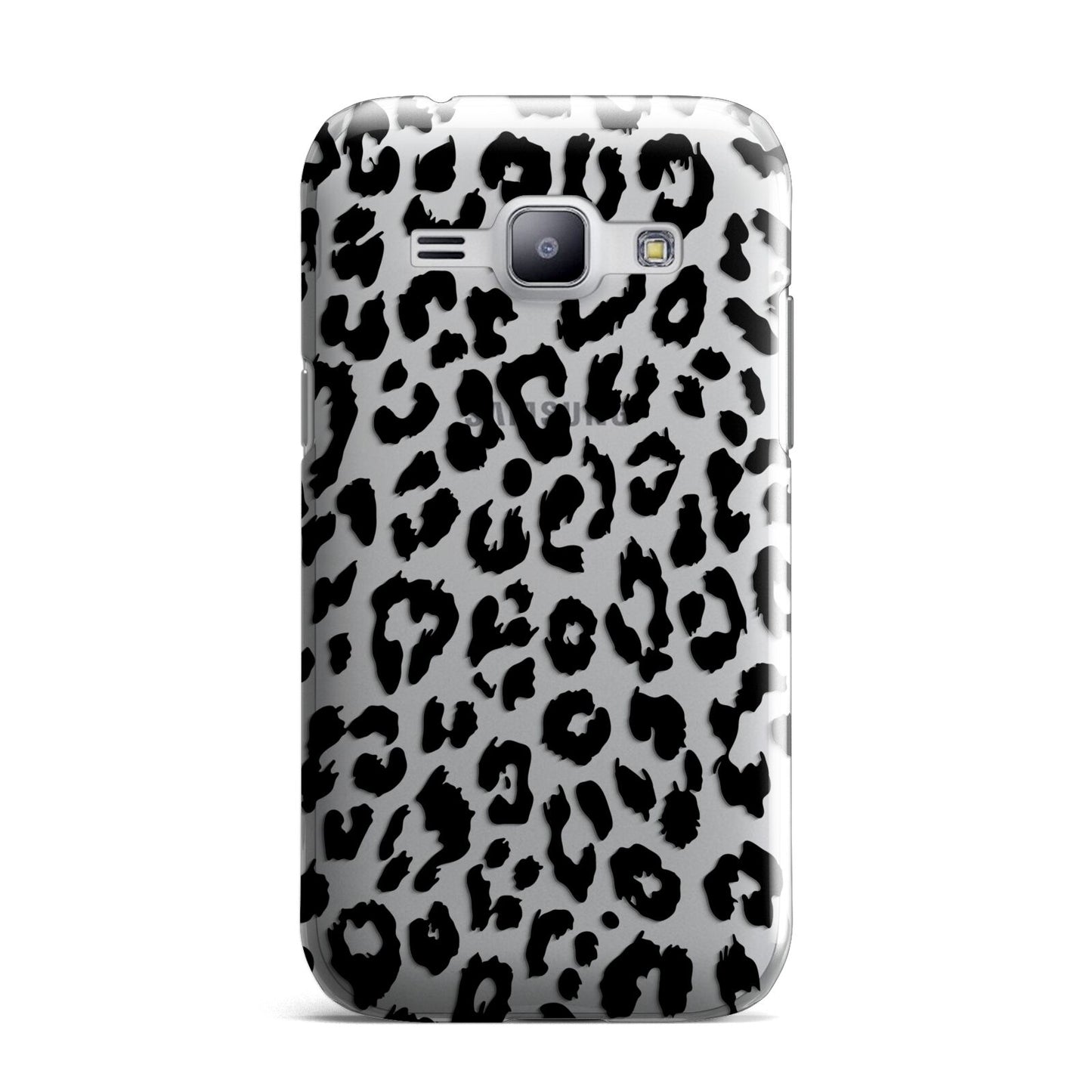 Black Leopard Print Samsung Galaxy J1 2015 Case