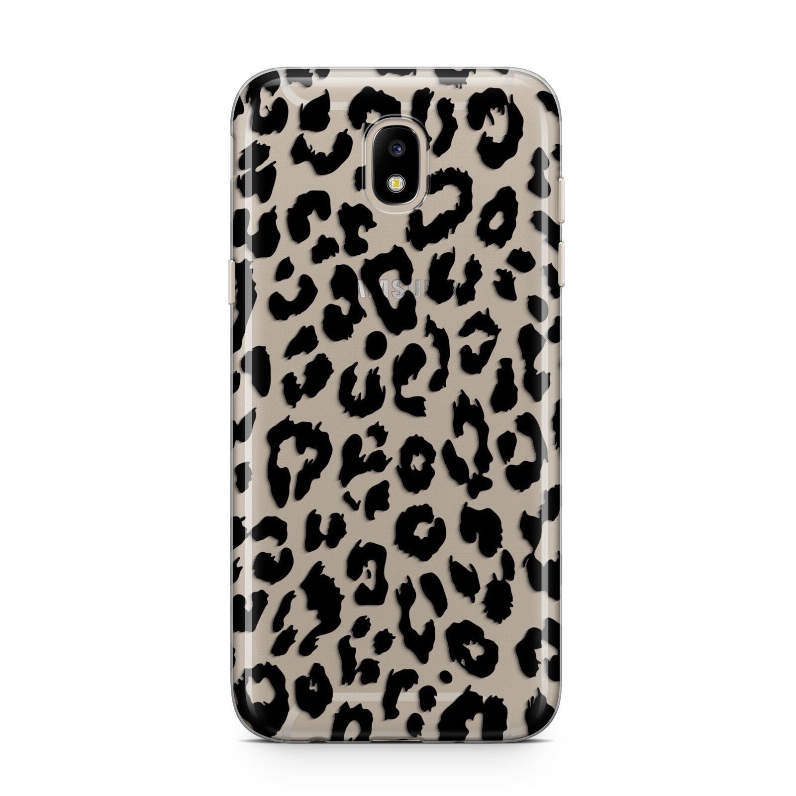 Black Leopard Print Samsung J5 2017 Case