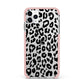 Black Leopard Print iPhone 11 Pro Max Impact Pink Edge Case