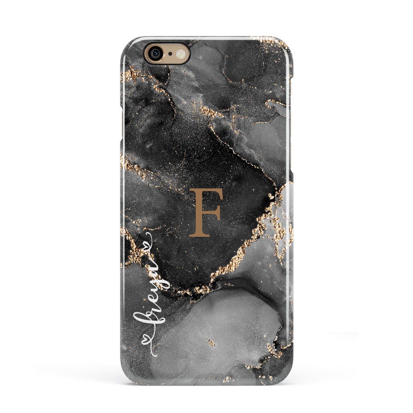 Black Marble Apple iPhone 6 3D Snap Case