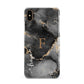 Black Marble Apple iPhone Xs Max 3D Snap Case