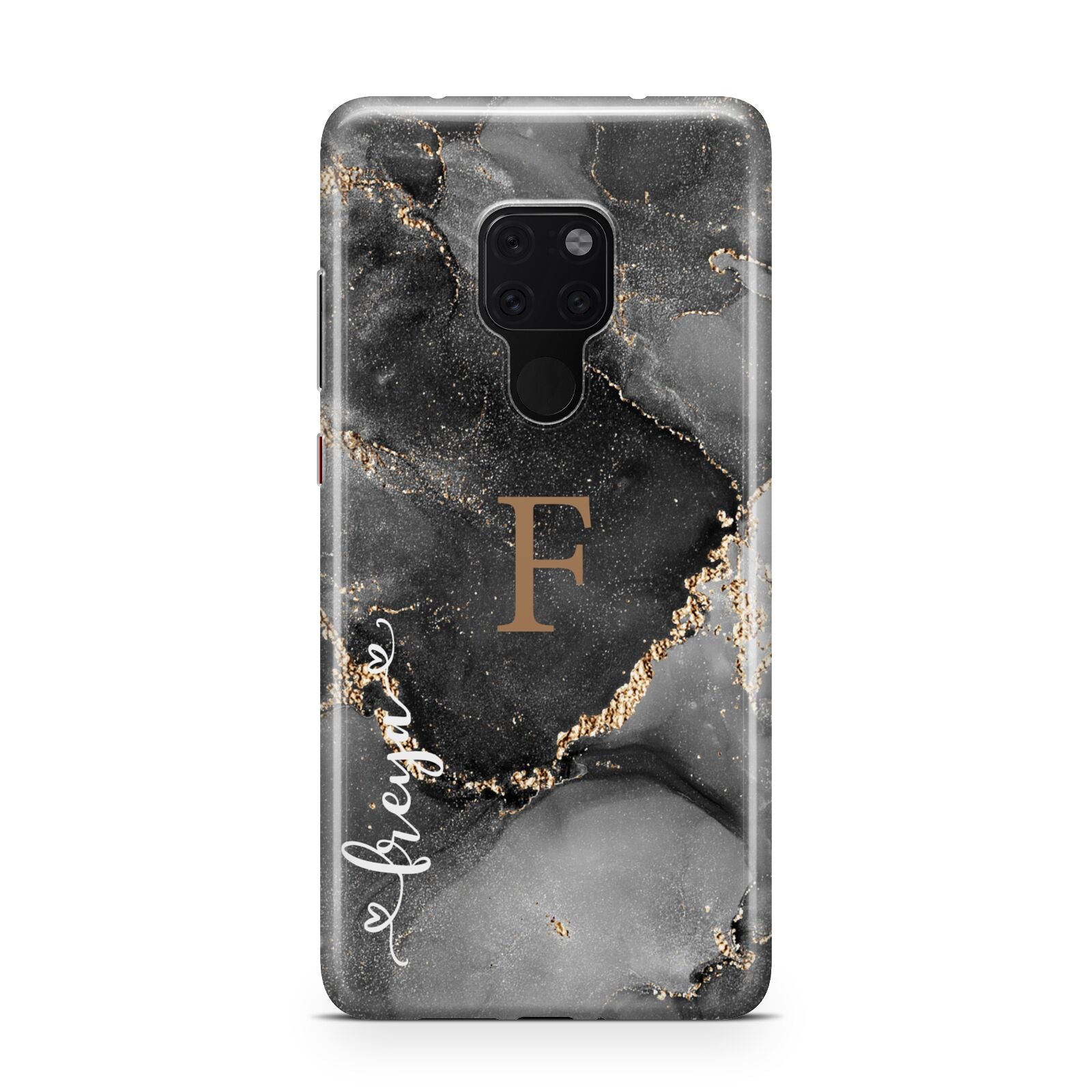 Black Marble Huawei Mate 20 Phone Case