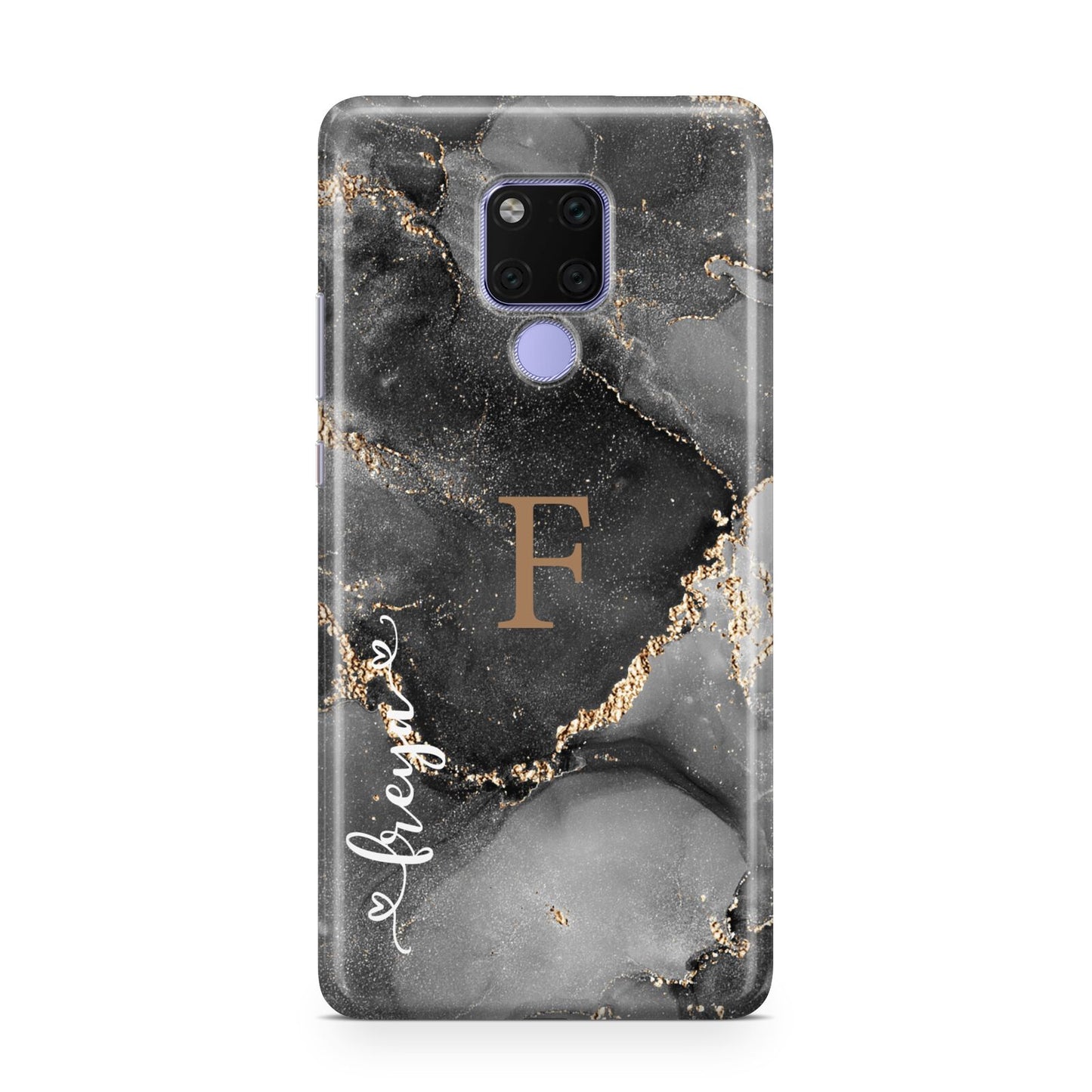 Black Marble Huawei Mate 20X Phone Case