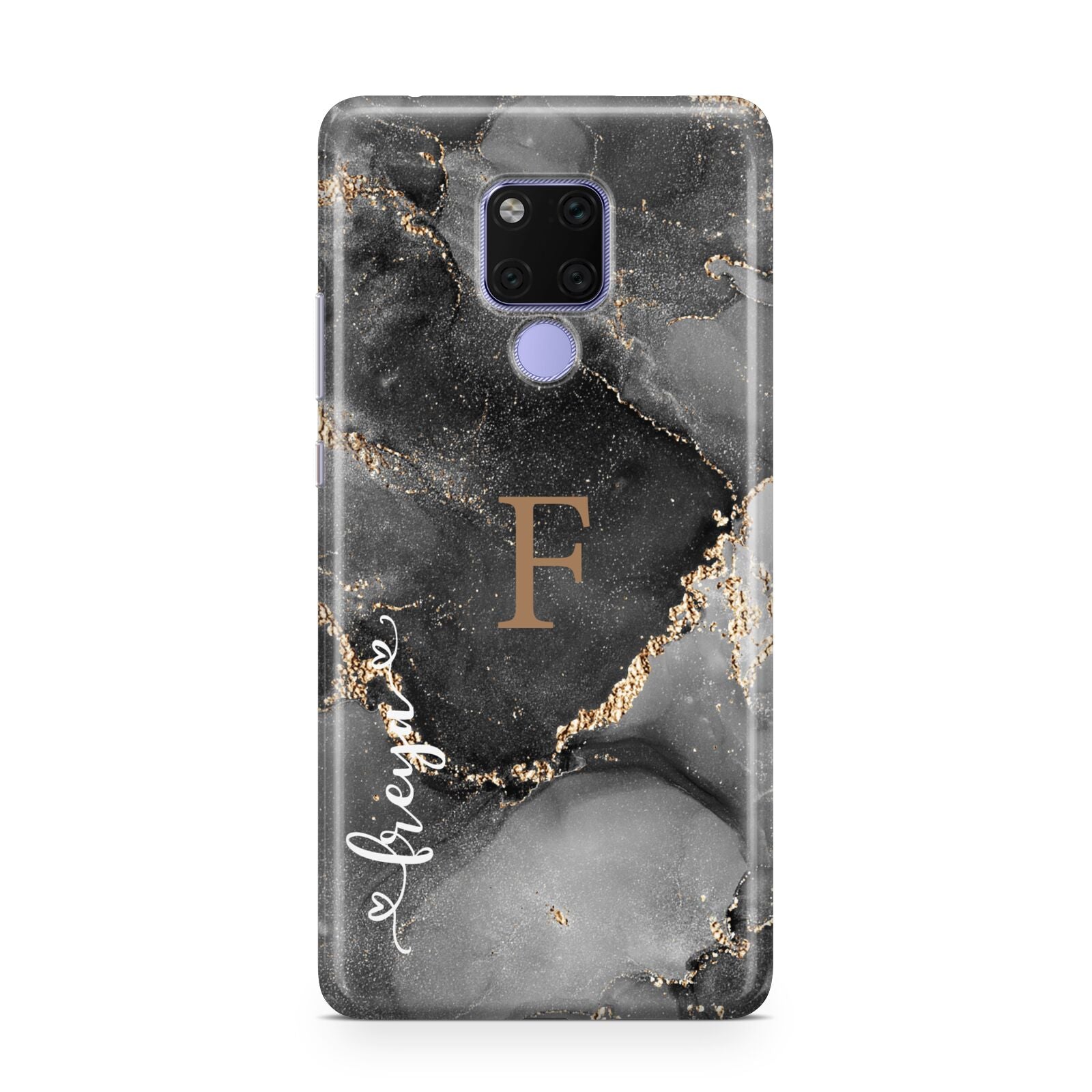 Black Marble Huawei Mate 20X Phone Case