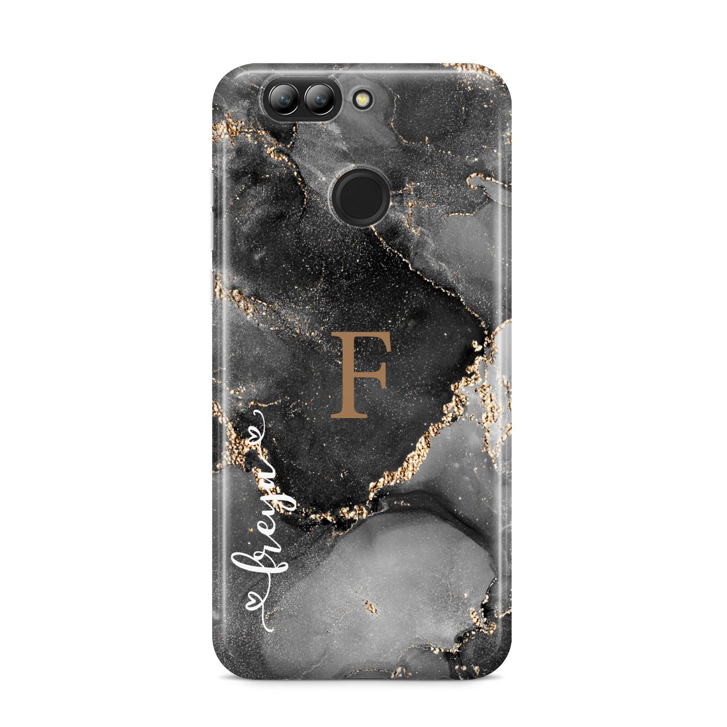 Black Marble Huawei Nova 2s Phone Case