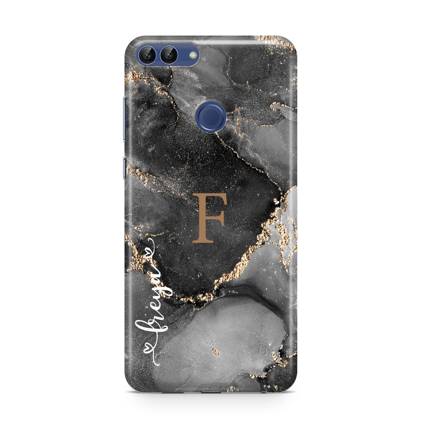 Black Marble Huawei P Smart Case