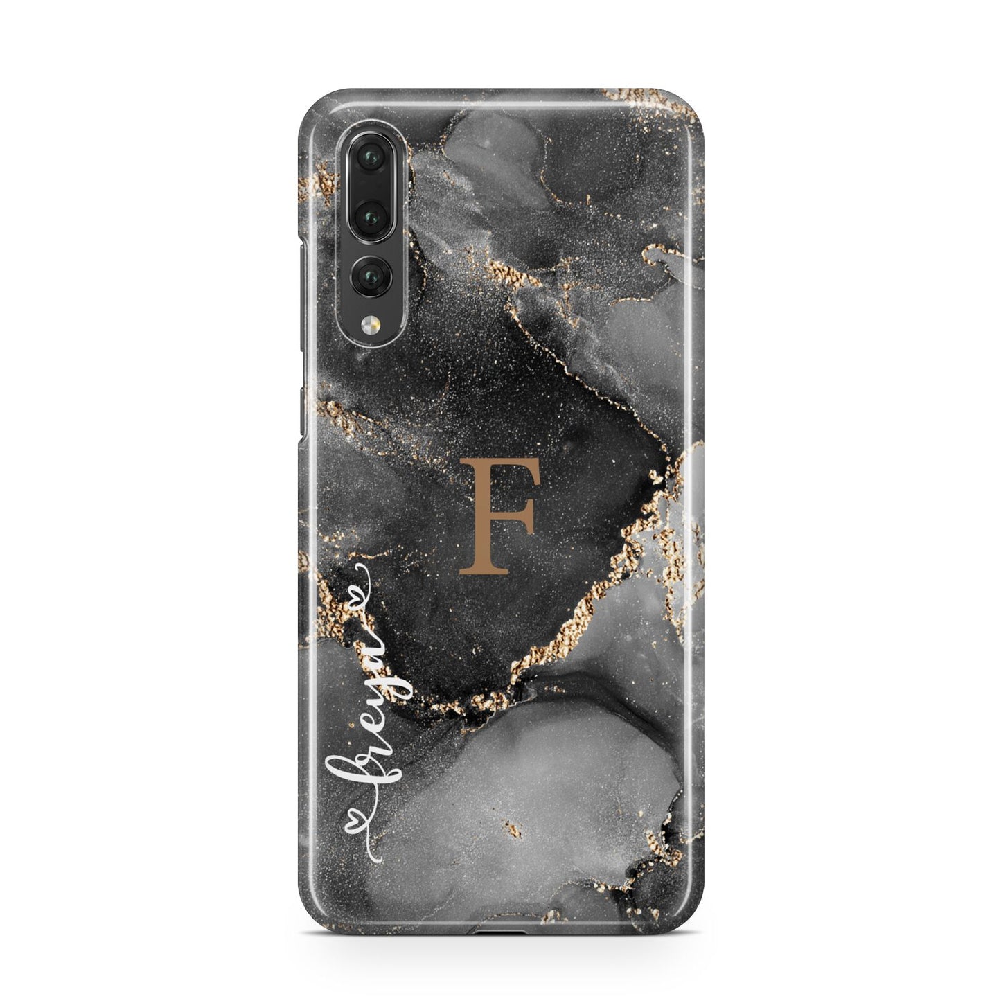 Black Marble Huawei P20 Pro Phone Case