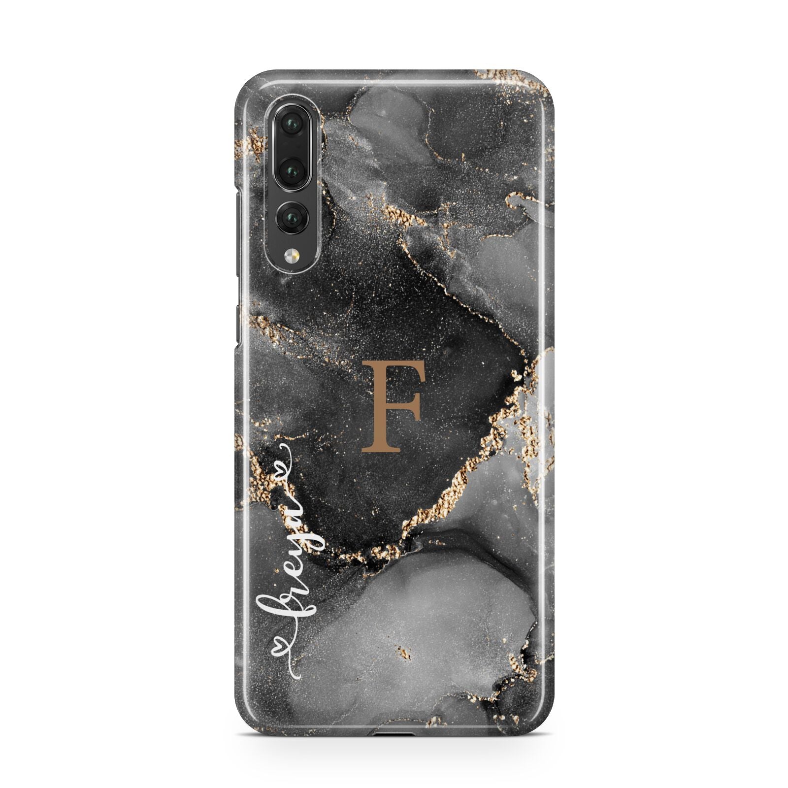 Black Marble Huawei P20 Pro Phone Case