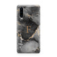 Black Marble Huawei P30 Phone Case