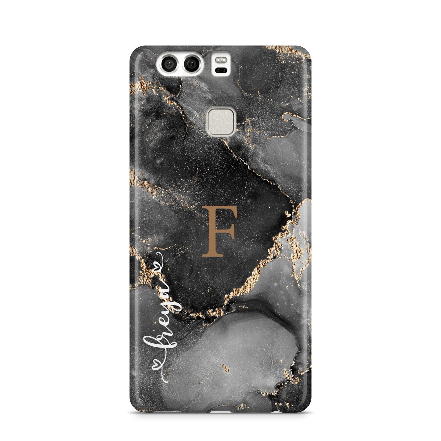 Black Marble Huawei P9 Case