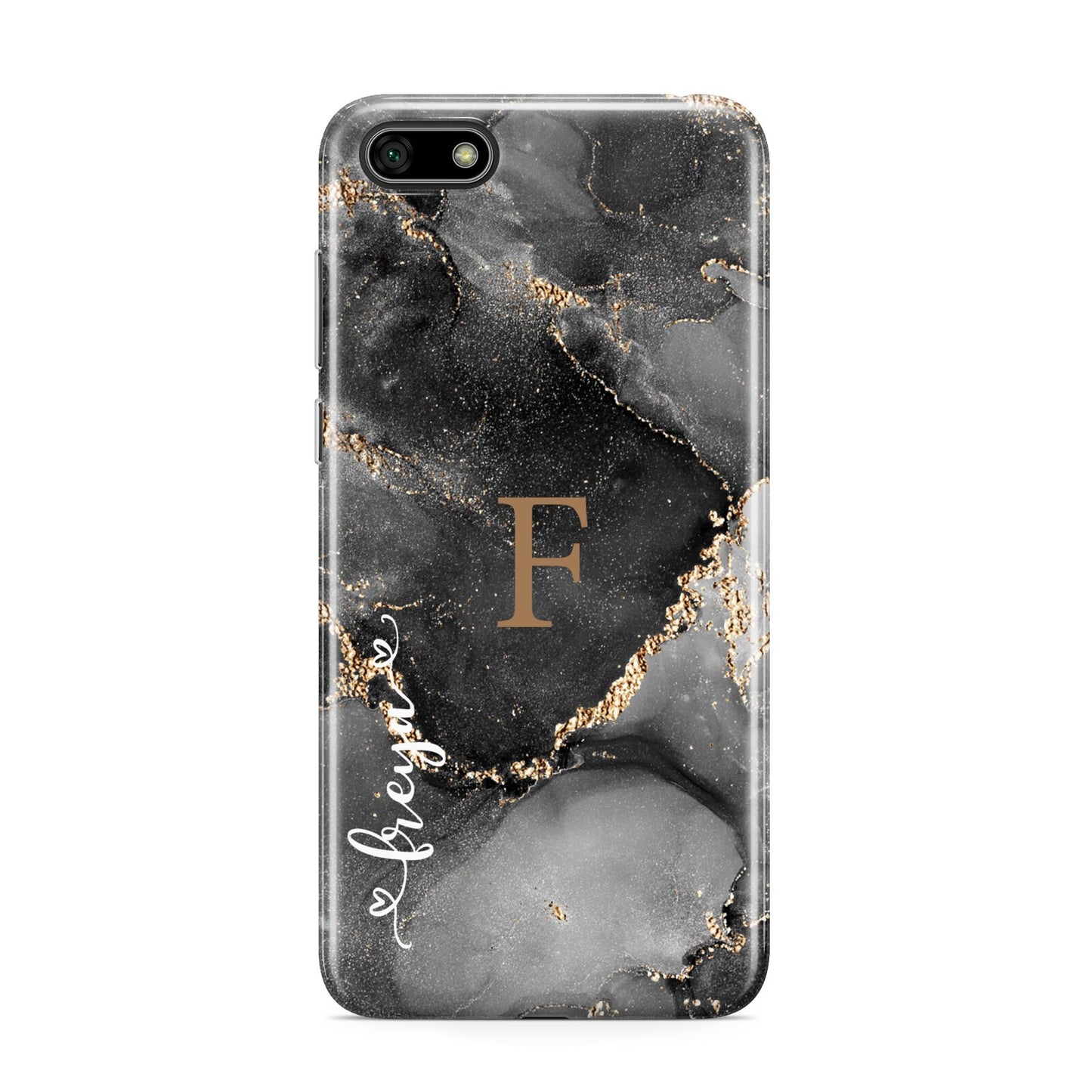 Black Marble Huawei Y5 Prime 2018 Phone Case