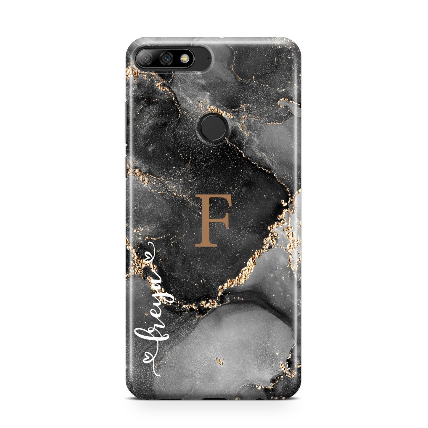 Black Marble Huawei Y7 2018