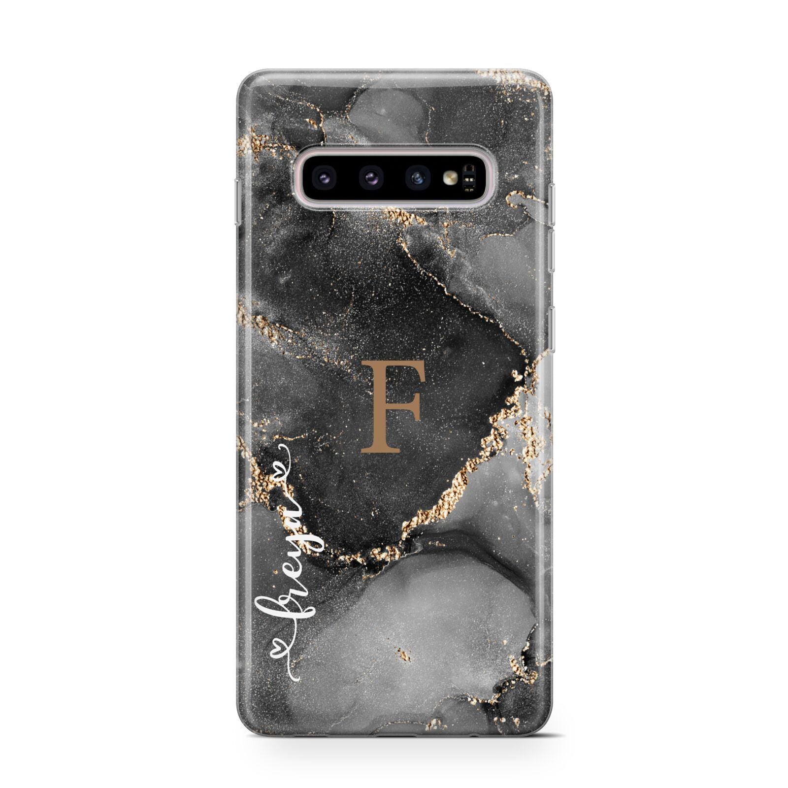 Black Marble Protective Samsung Galaxy Case