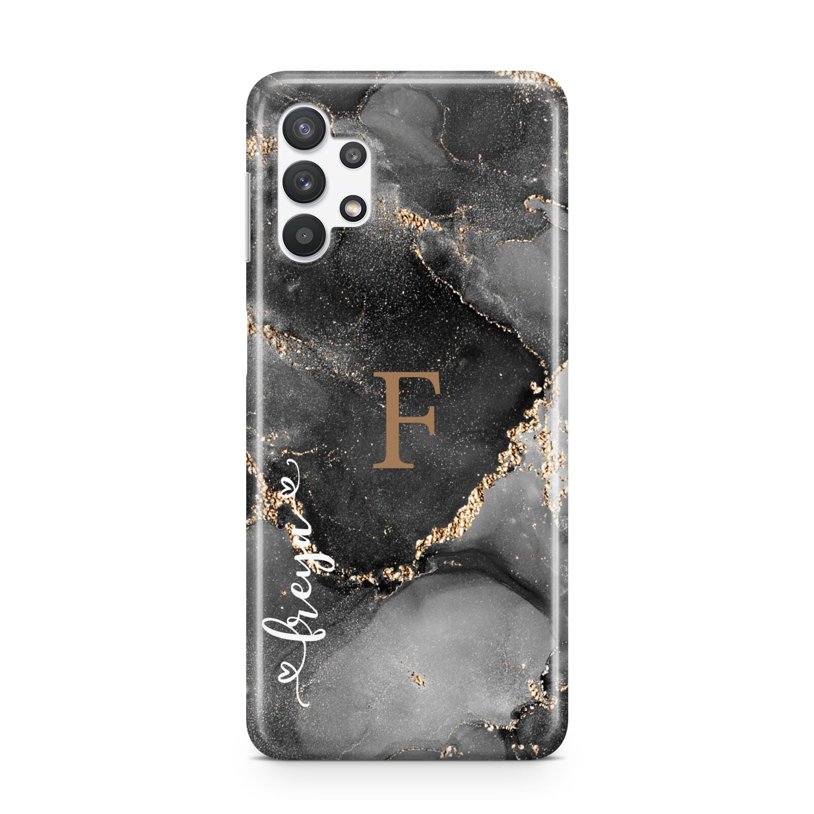 Black Marble Samsung A32 5G Case