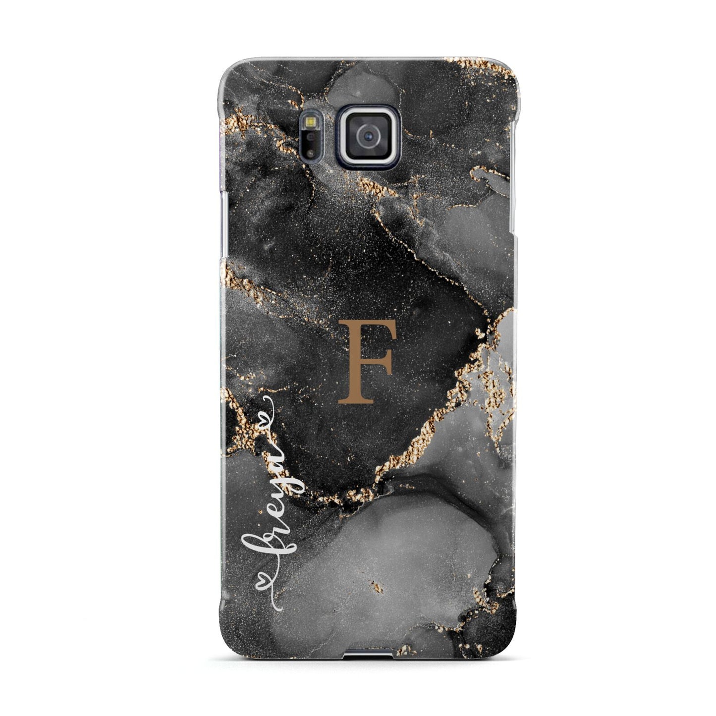 Black Marble Samsung Galaxy Alpha Case