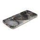 Black Marble Samsung Galaxy Case Bottom Cutout
