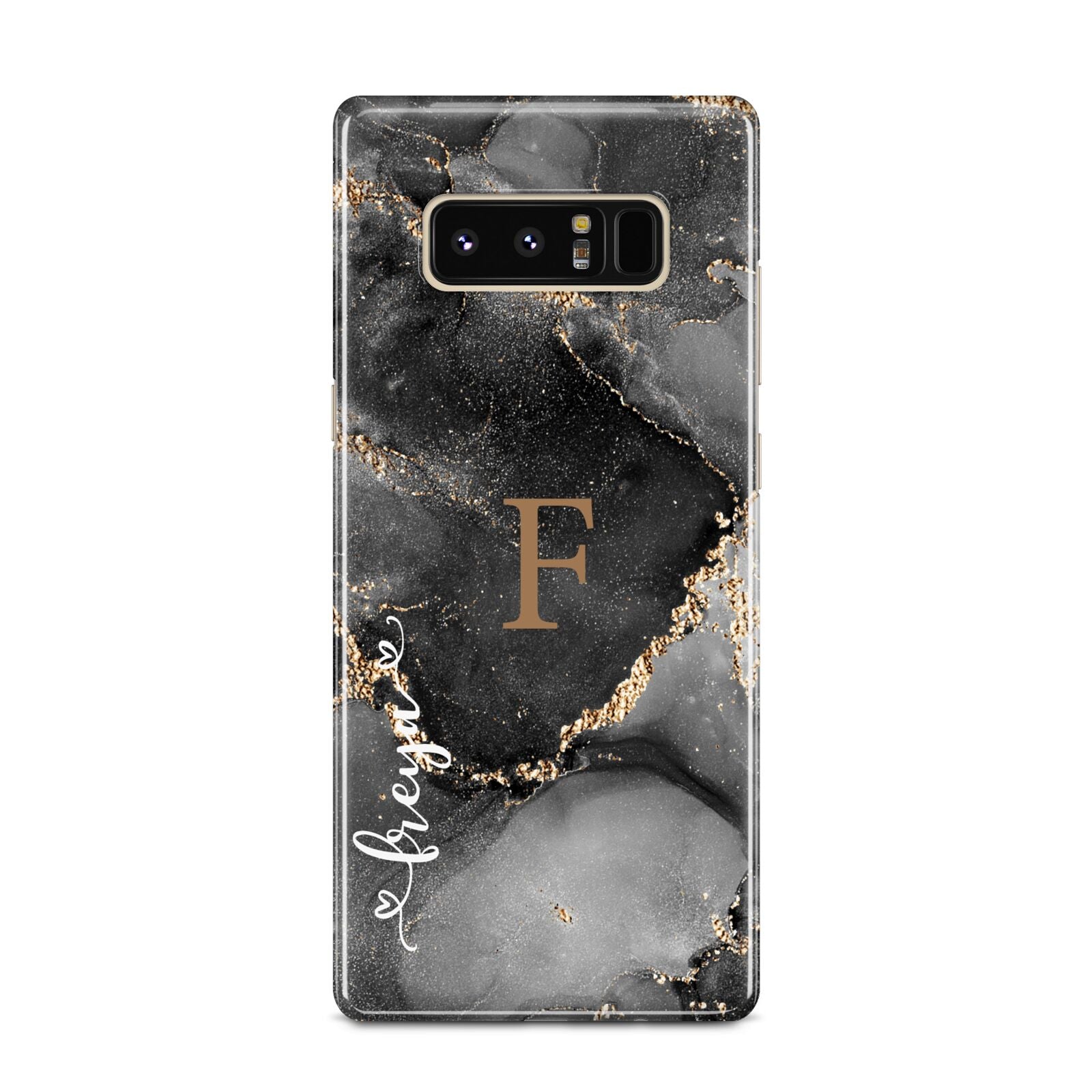 Black Marble Samsung Galaxy Note 8 Case