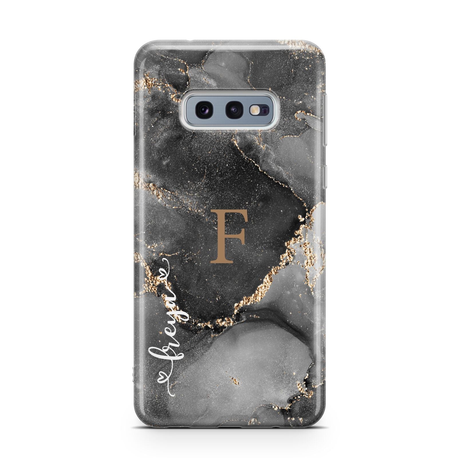Black Marble Samsung Galaxy S10E Case