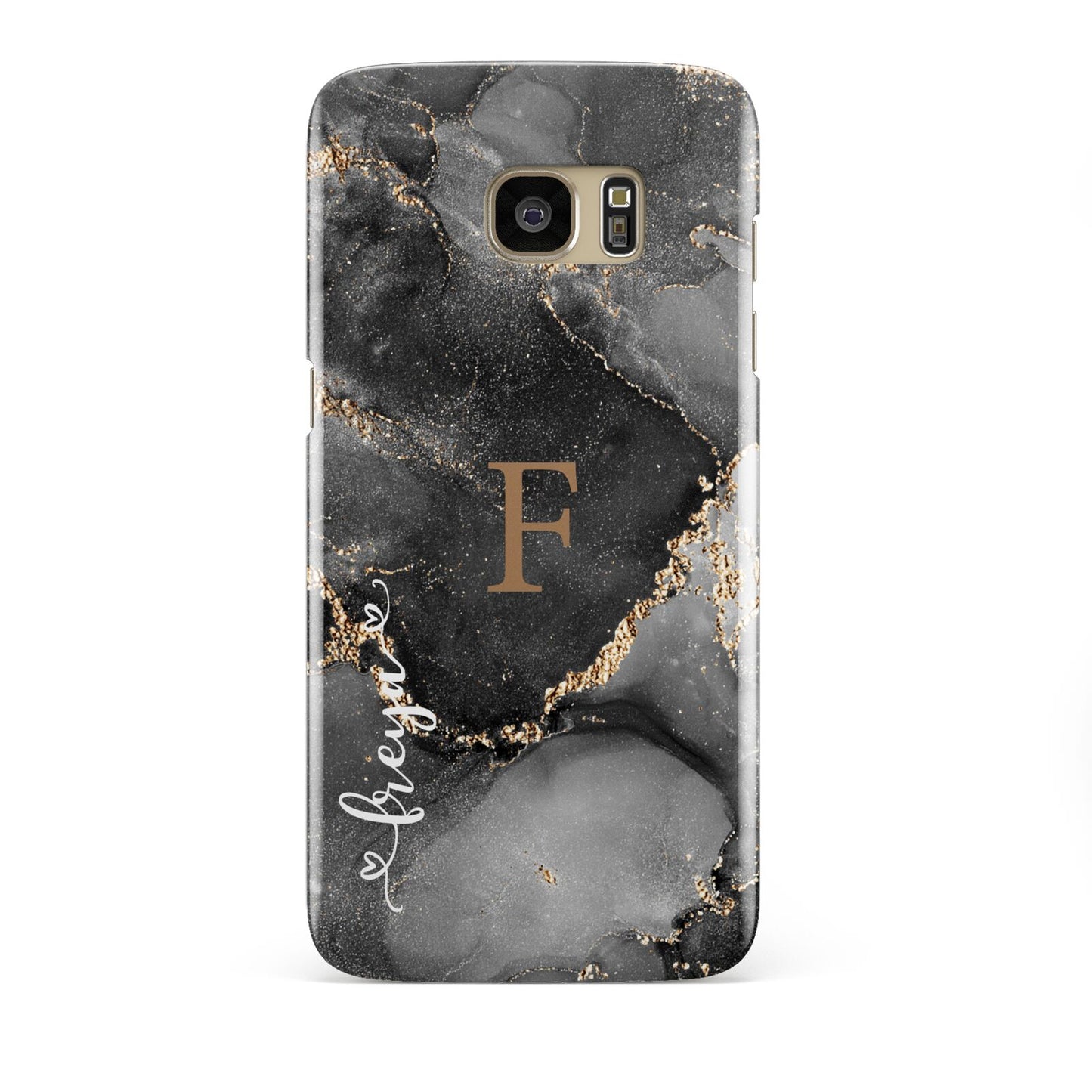 Black Marble Samsung Galaxy S7 Edge Case
