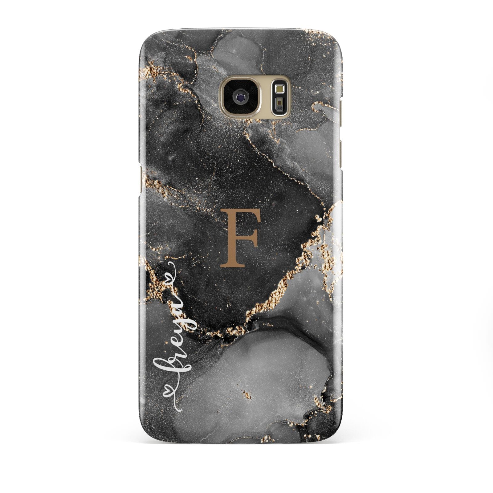 Black Marble Samsung Galaxy S7 Edge Case