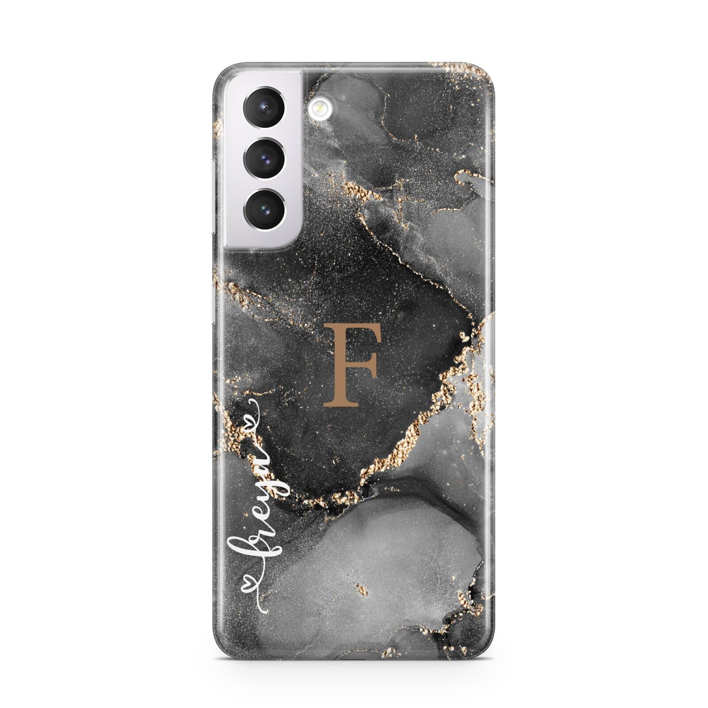 Black Marble Samsung S21 Case