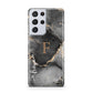 Black Marble Samsung S21 Ultra Case