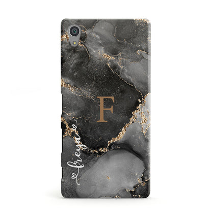 Black Marble Sony Xperia Case