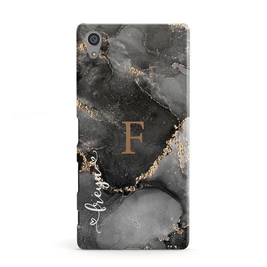 Black Marble Sony Xperia Case
