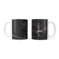 Black Marble Vertical Glitter Personalised Name 10oz Mug Alternative Image 3