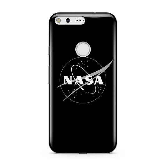 Black NASA Meatball Google Pixel Case