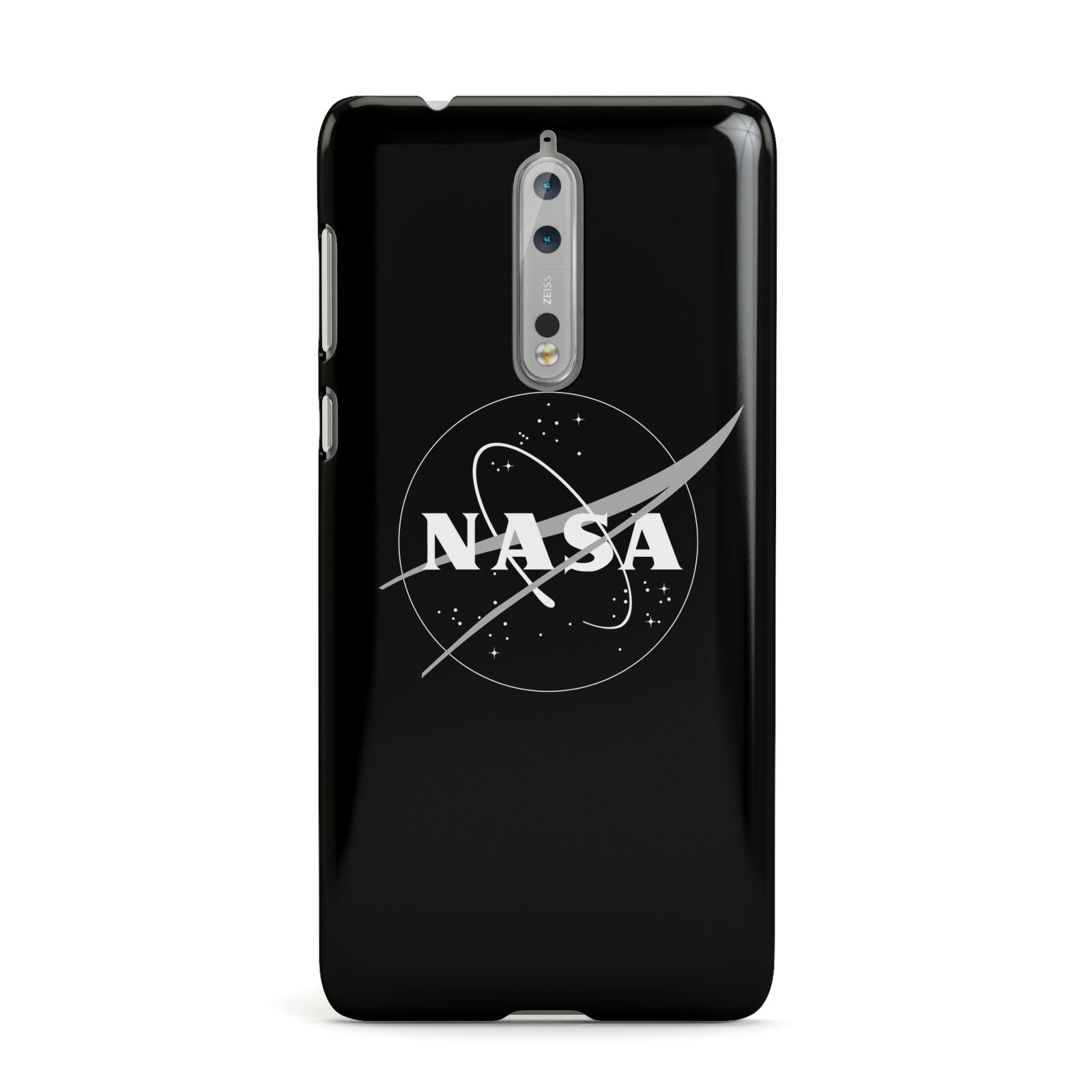 Black NASA Meatball Nokia Case