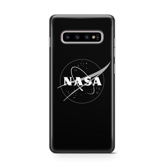 Black NASA Meatball Protective Samsung Galaxy Case